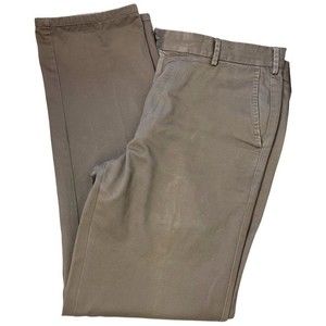 Peter Millar men’s size 34/31 brown cotton business flat front dress pants
